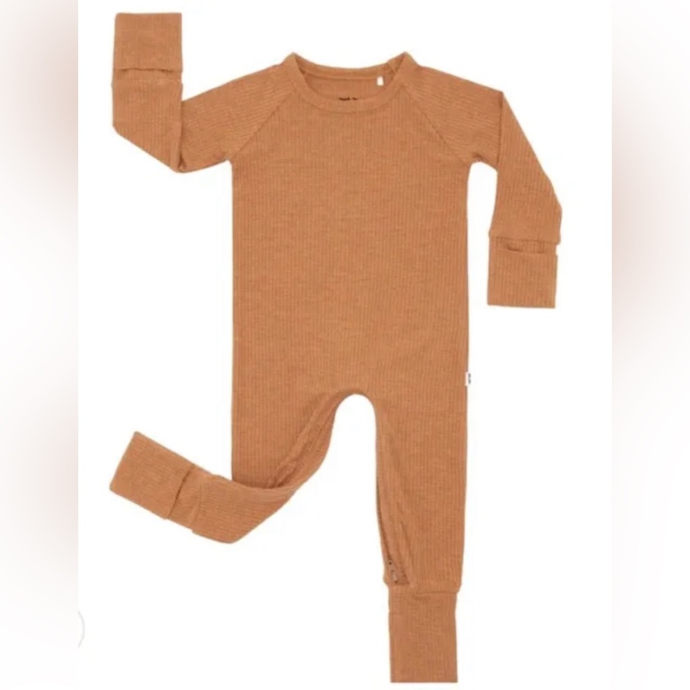 Little Sleepies Heather Spice Crescent Zippy Newborn